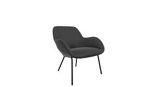 Sheru armchair in black