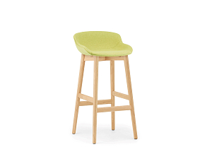 Barstool Hyg 75 cm Front Upholstery Oak 