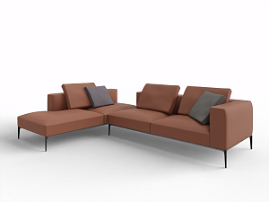 Sofa combination JAAN LIVING cognac