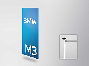BMW M3 flag (horizontal)
