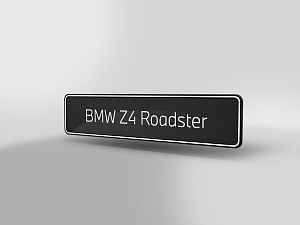 Model Plate BMW Z4 Roadster 