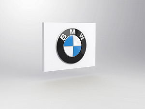 BMW brand module M4, wallmounted <br />
B 1400 x H 1050 mm
