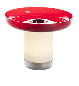Table Lamp Plate Bontà Red