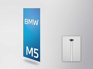 BMW M5 flag (vertical)