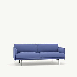 Sofa OUTLINE STUDIO 2 - seater 732 blue