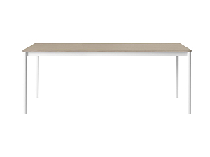 TABLE BASE WHITE / Oak 