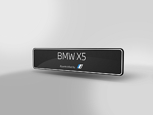 Model Plate BMW X5 PHEV 