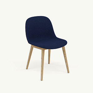 Chair FIBER upholstered 764 violet blue